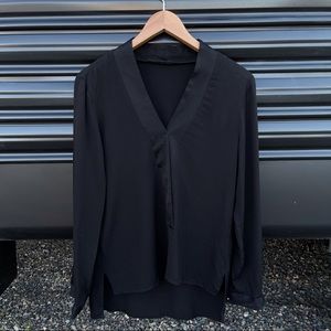 ZARA Woman black blouse long sleeve